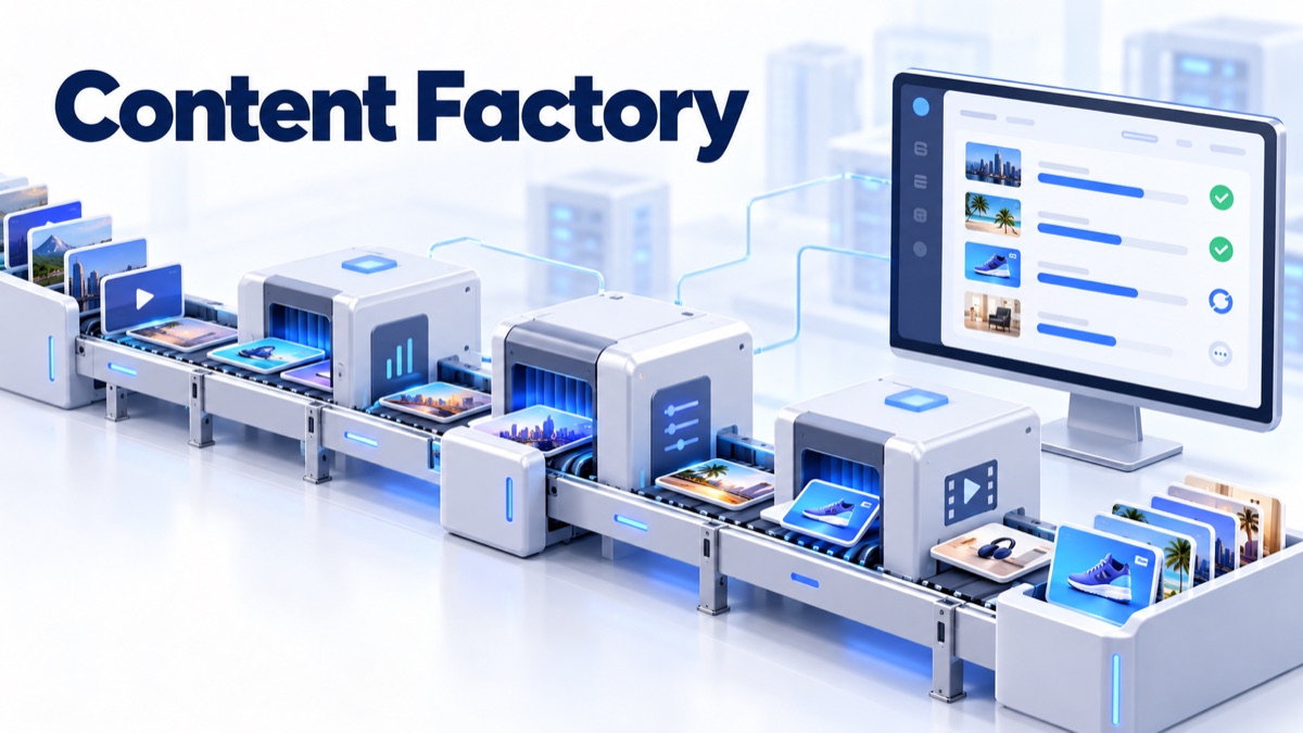Content Factory 개념 이미지